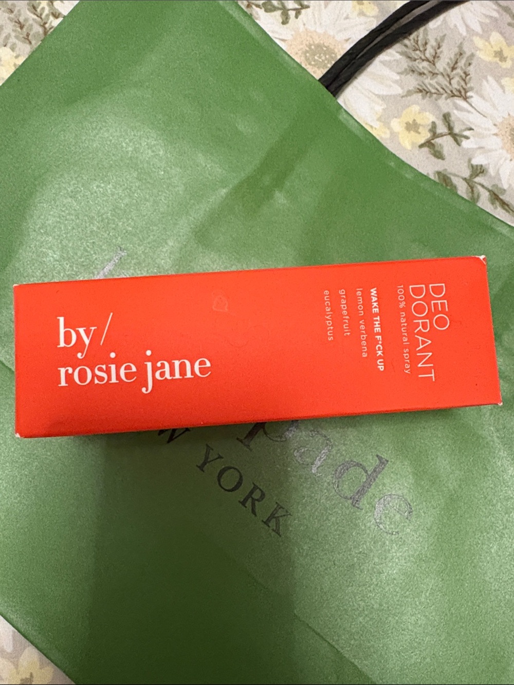 Red Natural Deodorant Spray